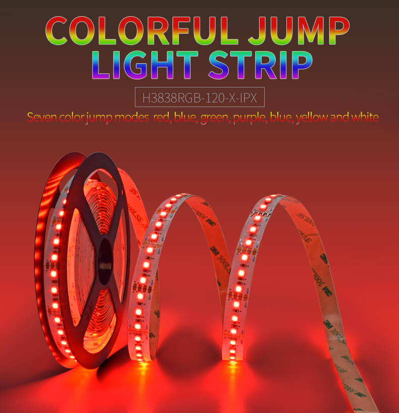 Flexible 12v 24V 3838 120LEDs/M LED RGB Strip Lights