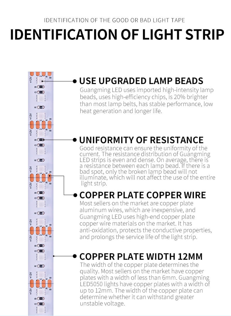 12v 24v RGB Led Strip 120leds/m