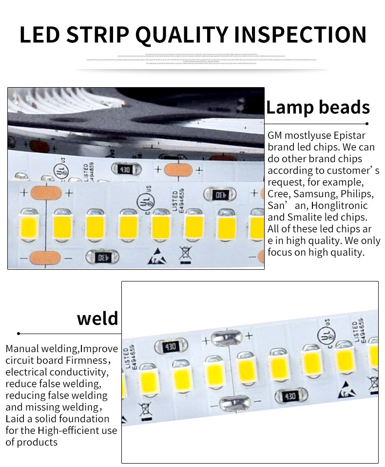Cuttable 224 LEDs/m LED Tapes