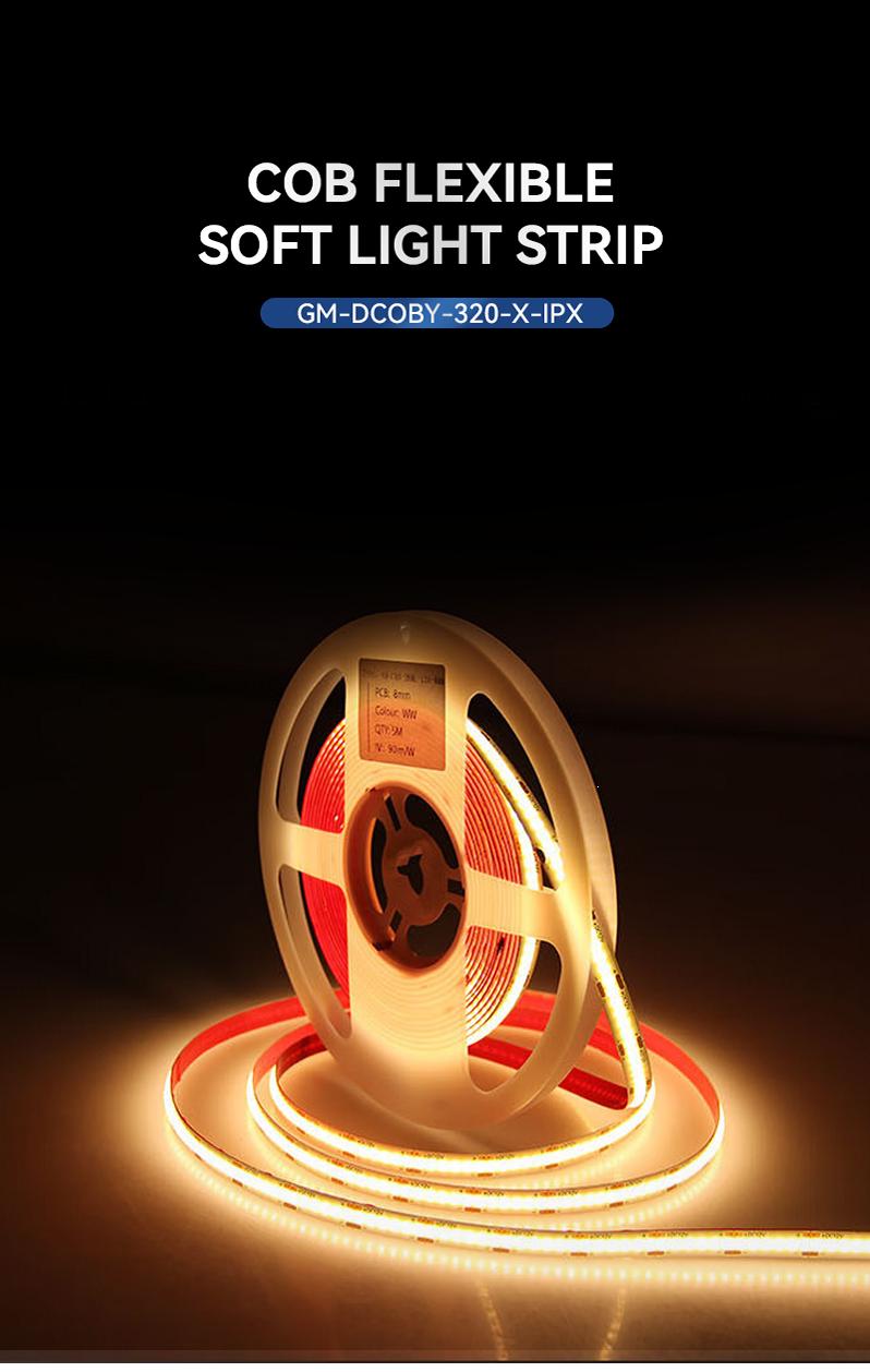 24VDC COB LED Flexible Strips