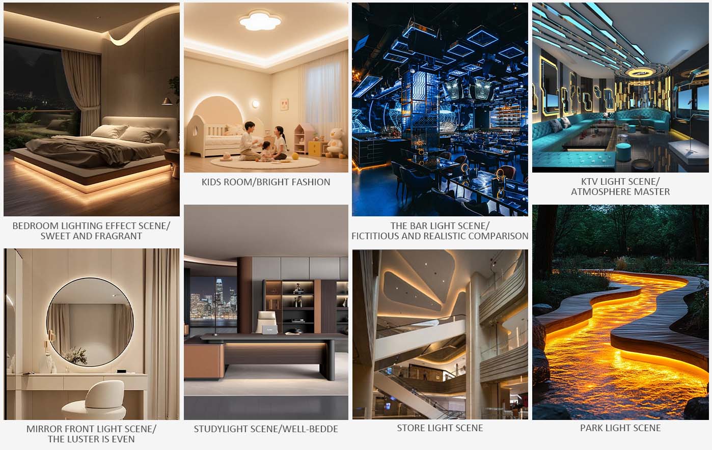 5050 RGBW LED Strip Application Scenario 5050 RGBW LED Strip Application Scenario