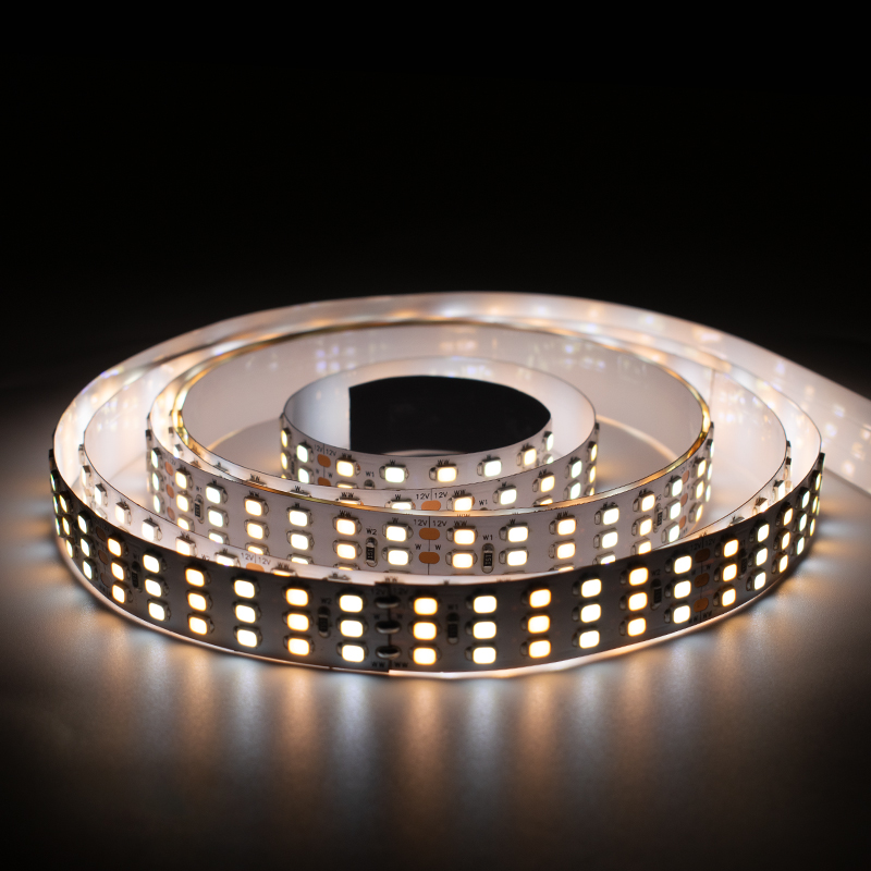 high-density 2835 dual-white CCT LED strip.