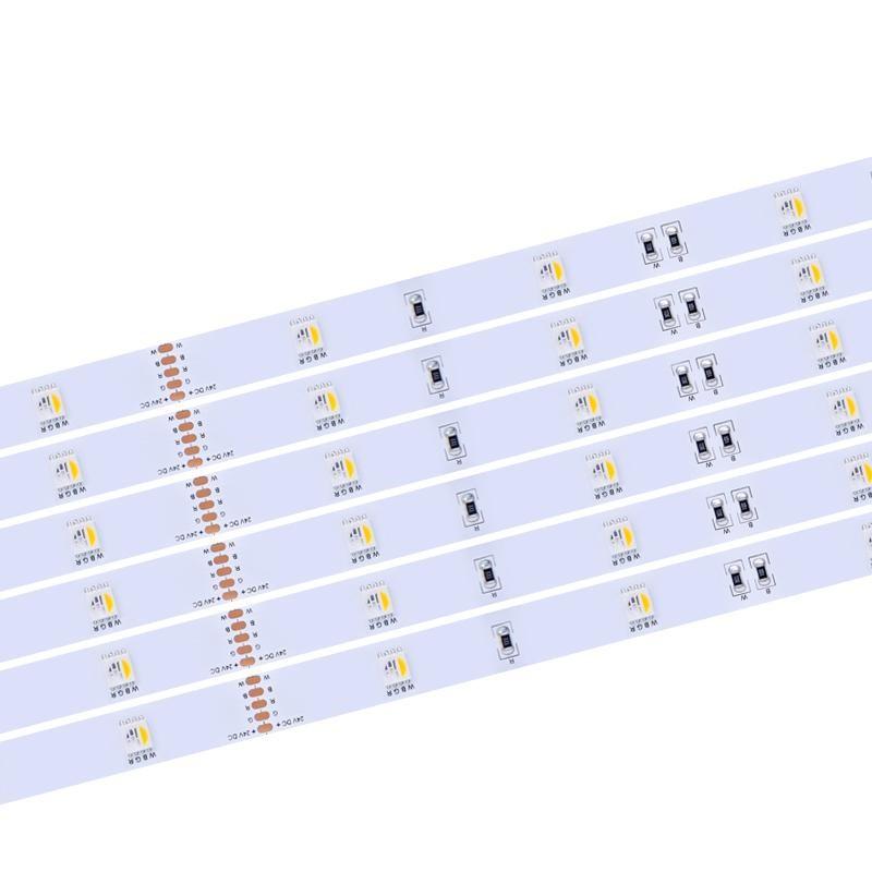 Custom Four Colors Flexible LED Strip Light 60 LEDs per Meter