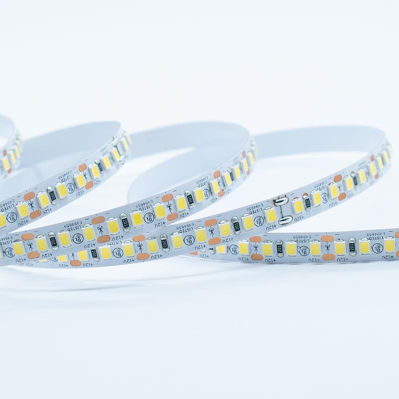 Flexible LED tape light showing multiple color options