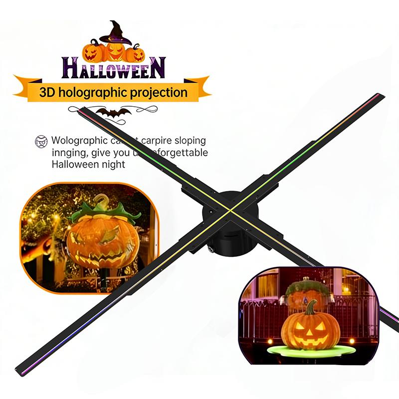 P52 3D Holographic Fan 52cm display 614 LEDs 2000x1228 resolution floating ads